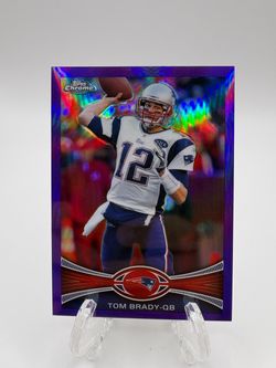 2012 Topps Chrome - Tom Brady #220 Purple Refractor /499