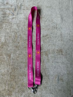 Magenta Presidents Cup Inside Ropes Lanyard