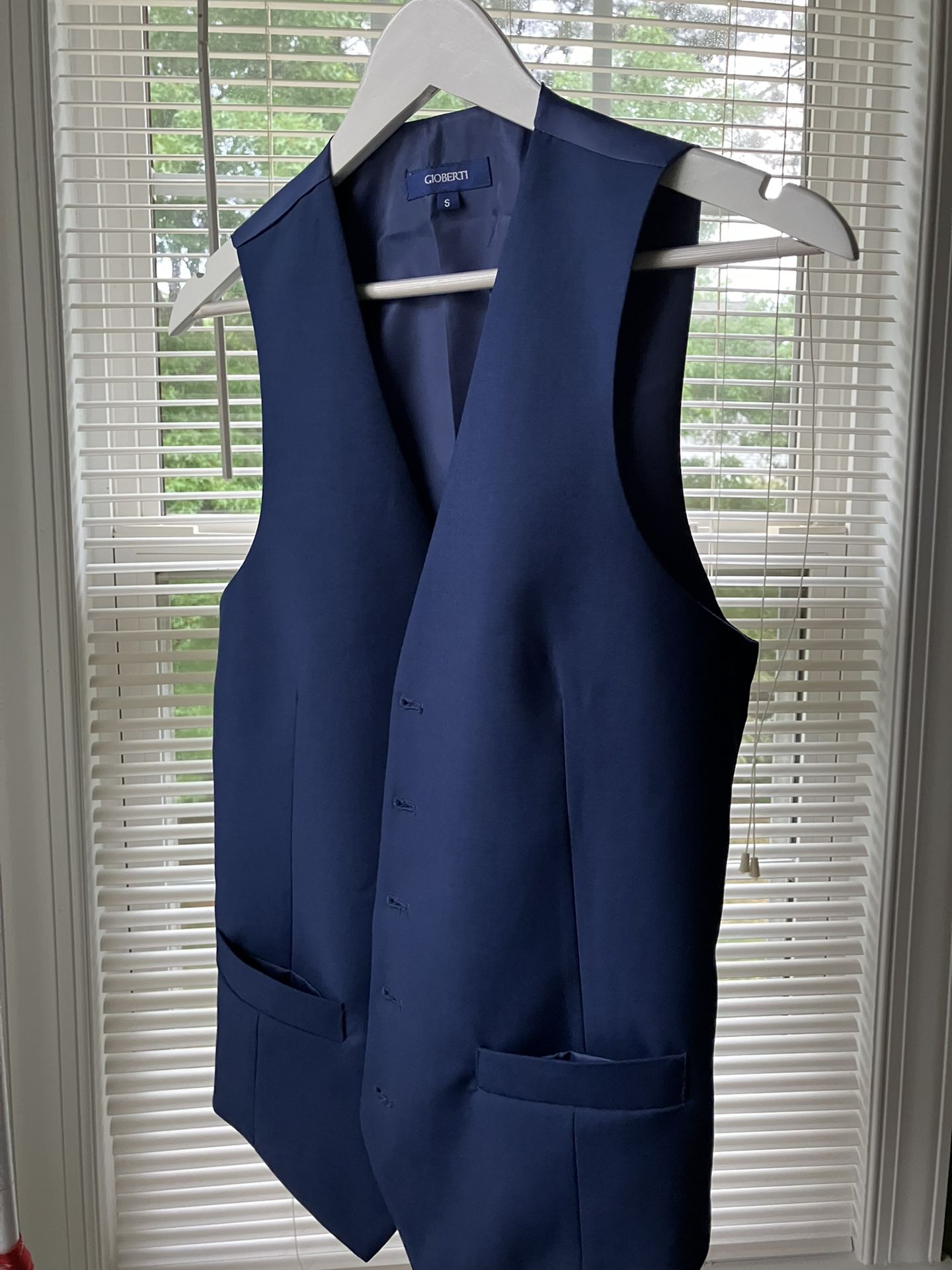 S Size Dress Vest New BLACK/NAVY BLUE