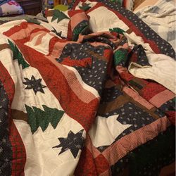 Nice Queen Chrismas Quilt