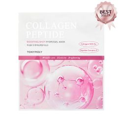 NEW RARE TONYMOLY Collagen Peptide Boosting Shot Hydrogel Mask 10 pcs Exp 08/29/2026