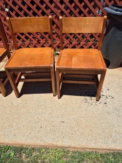 Student Wooden Chairs and desk