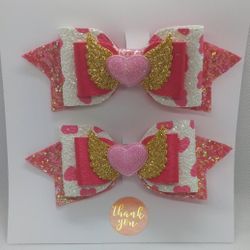 Heart Bows For Girls