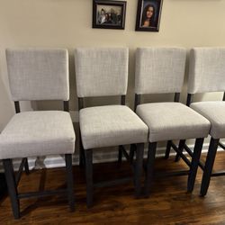 4 Tall Dining Room Chairs 