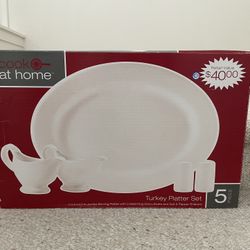5-Piece Turkey Platter Set