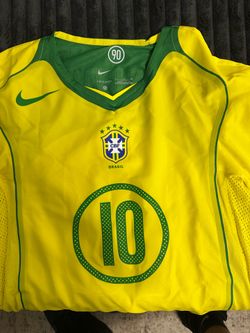 AUTHENTIC Nike T-90 Brazil Ronaldinho Jersey!
