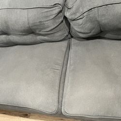 Small Gray Couch (79 x 29 x 28 in.)