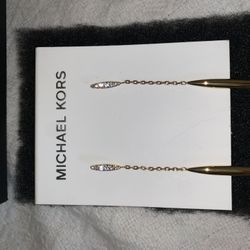 Michael Kors  Necklace & Diamond Drop Earrings 