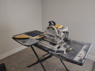 DeWalt tile saw