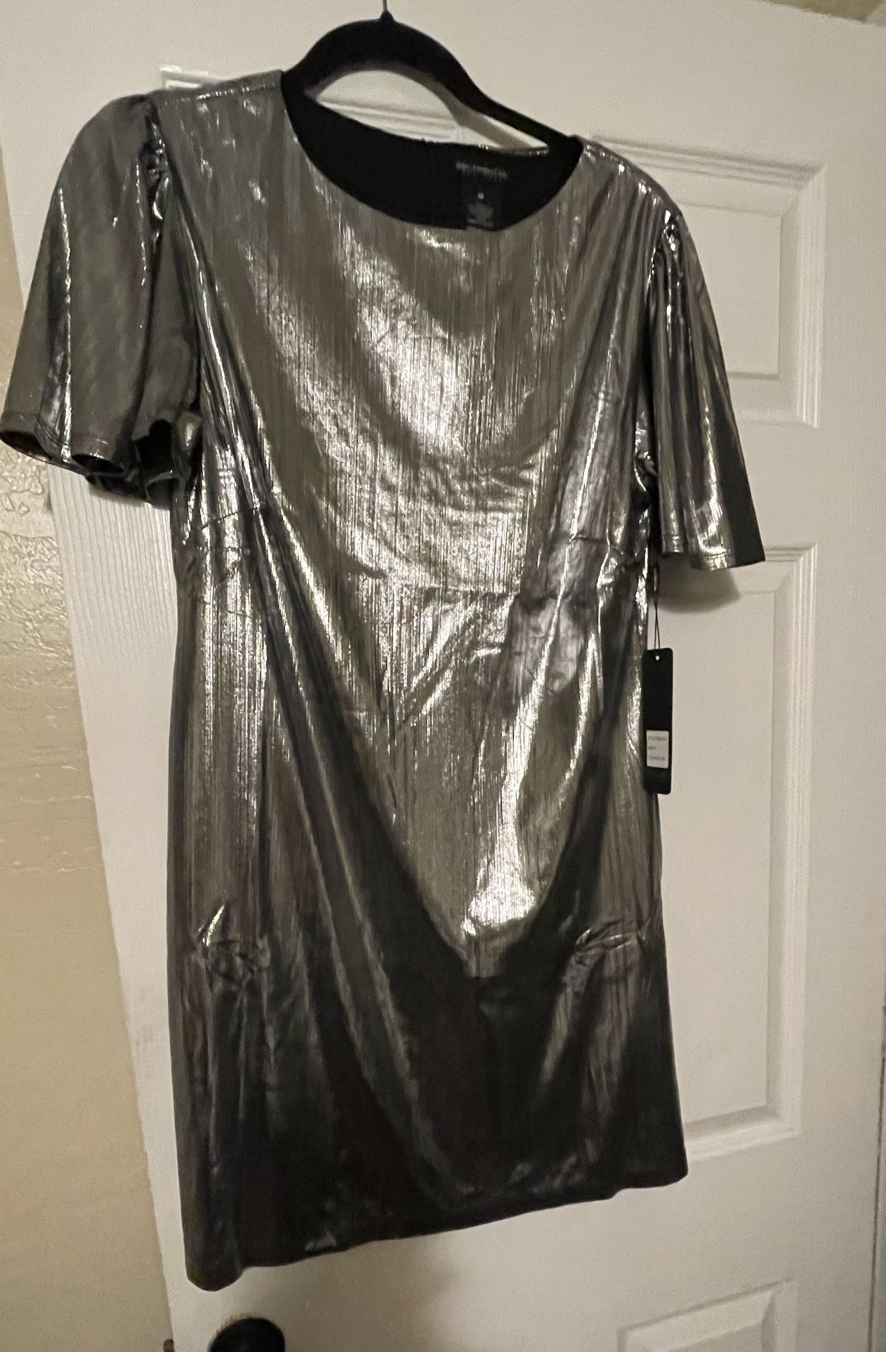 NWT Silver/Pewter Dress M