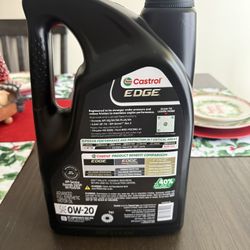 Castrol EDGE 0W-20 Advanced Full Synthetic Motor Oil, 5 Quarts 