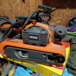 Ridgid belt sander 
