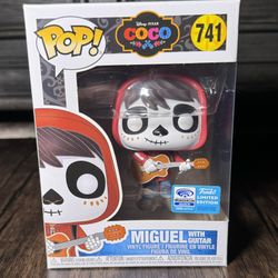 Funko Pop Disney Coco Miguel with Guitar Wondercon Exclusive