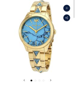 Rare Michael Kors Real Turquois Watch