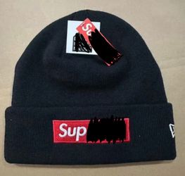 Supreme x New Era Black Box Logo Beanie
