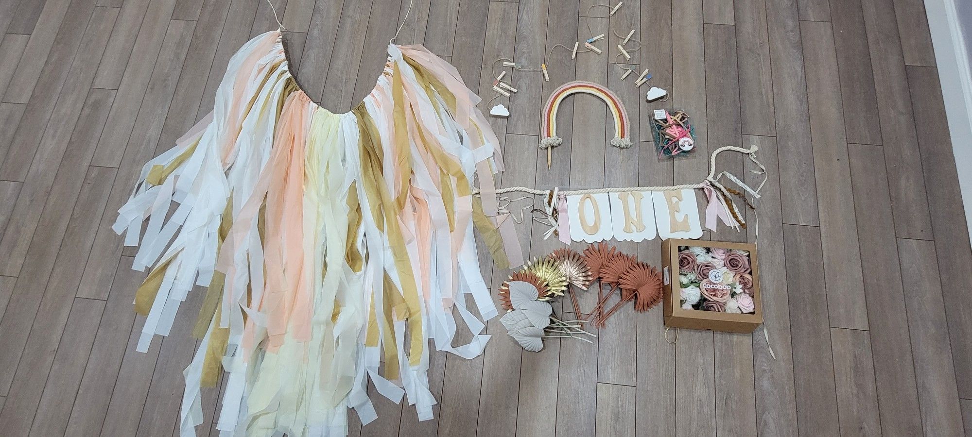 Boho Rainbow Party Decoration