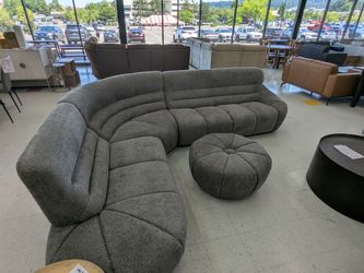 Kenzo 3 Pc Sectional & Ottoman