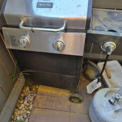 Bbq grill  with propane tank