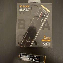 Super Fast 1TB WD Black NVME