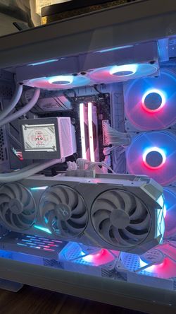 Red devil white gaming pc