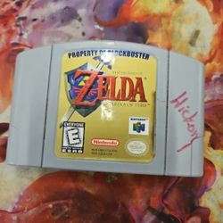 Zelda Ocarina Of Time N64
