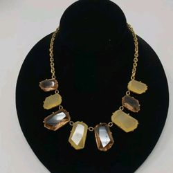 Kate Spade Orange Collar Bib Necklace