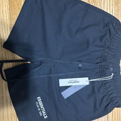 Black Essential Shorts Size S