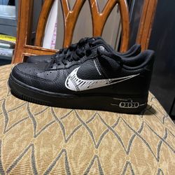 Nike Air Force 1 “Sketch” Black/White – Size 8.5