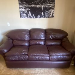 Leather Couch 