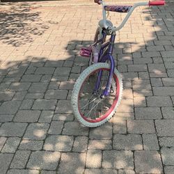 Young Girl Bike Mermaid Bike 21 Inch Wheel No Training Wheels 