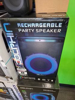 Dolphin Rechargeable Party Speaker 8" Woofer