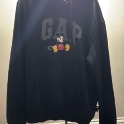 Disney × Mickey Mouse Relaxed Logo Hoodie 