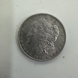 1898 Morgan dollar