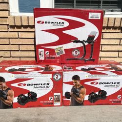 Bowflex 552 Dumbbells & Stand 