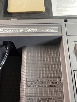 VTG Sharp professional series RD – 680AV Cassette Player /Recorder Tested &Works