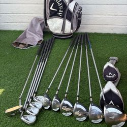 Ladies Callaway Solaire Gems Golf Set Graphite Shafts L-Flex