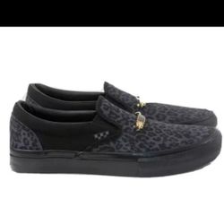 New Vans Shoes Shoes Mens Size 7.5 Cher Black Slip On 