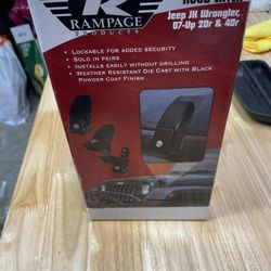 Rampage Locking Hood Latch Kit For Jeep Wranglers