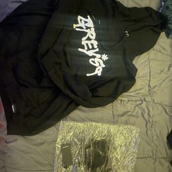 Grey 59 Black Hoodie