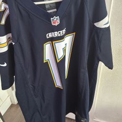 Phillip Rivers Nike Jersey Navy Blue Youth Large 