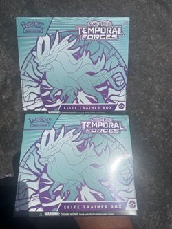Pokémon Scarlet & Violet Temporal Forces Elite Trainer Box x2