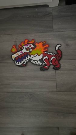 Skeledirge Pokemon Perler Bead/ Pixel Art