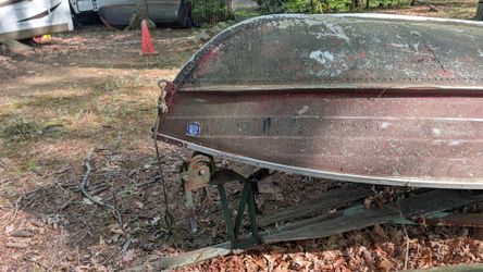Boat and trailer