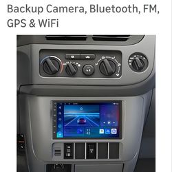 DVRMEDIA 4+64G Car Stereo for Toyota Sienna 1 with Carplay Android Auto, 7 Inch Touch Screen Double Din Car Radio with Backup Camera, Bluetoot