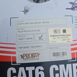 Priority CAT 6  Cable 1000 ft Box