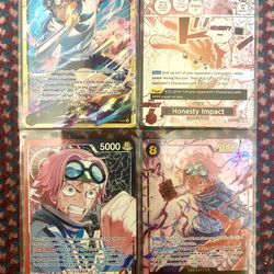 One Piece - A Fist Of Divine Speed - Koby- Leader Alt Art, SEC Rare Alt Art, Sec Rare, And Honesty Impact