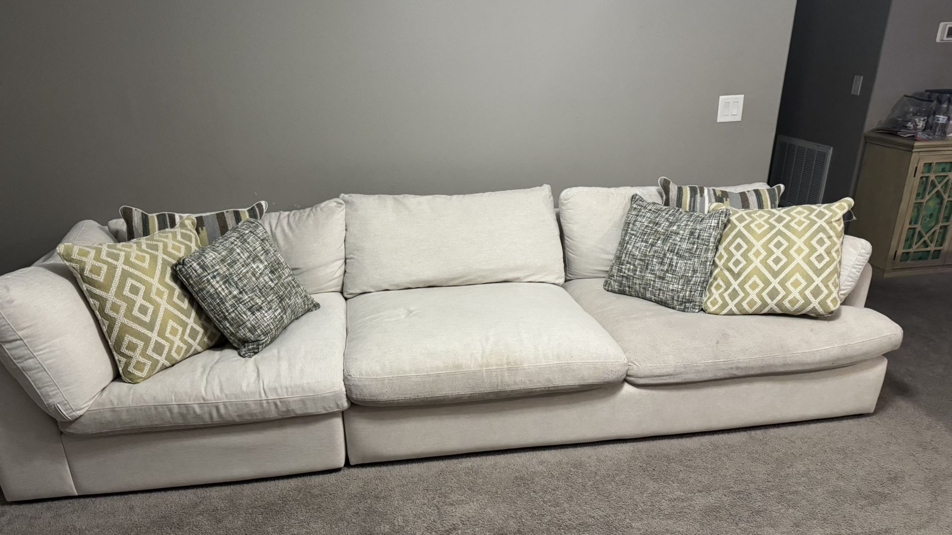 Huge Comfortable Couch / Sectional