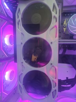Custom painted white evga 2070 super