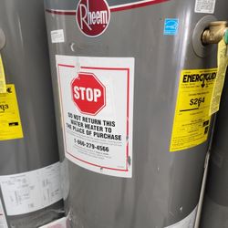 New Water Heater Rheem Performance Platinum 