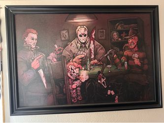 Large framed canvas
